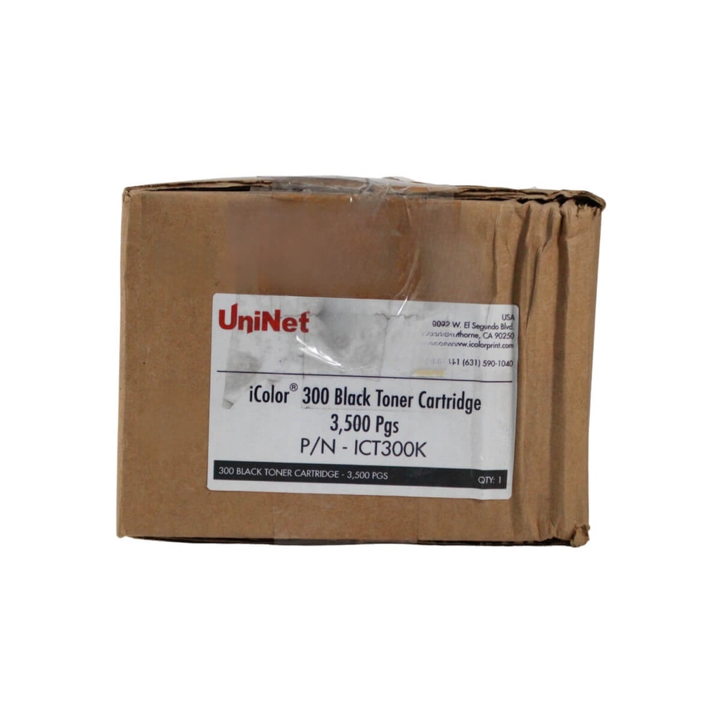 TONER NEGRO PARA IMPRESORA UNINET ICOLOR 300CB ICT300K,CARTUCHO      