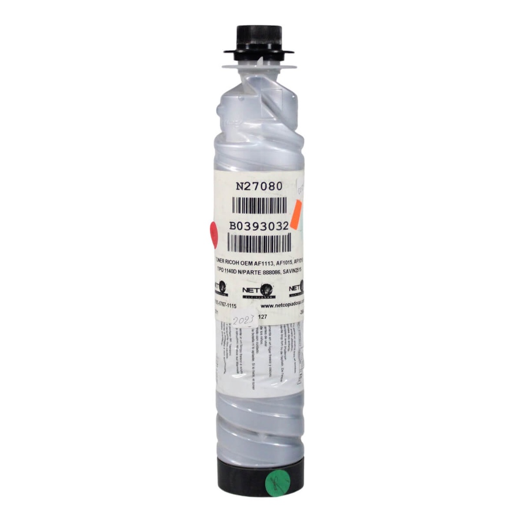 TONER RICOH OEM AF1113, AF1015, AF1018 TIPO 1140D N/PARTE 888086, SAVIN2515      