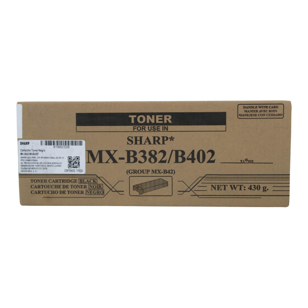 TONER SHARP (NAL) MXB402 MXB42NT1,CARTUCHO      