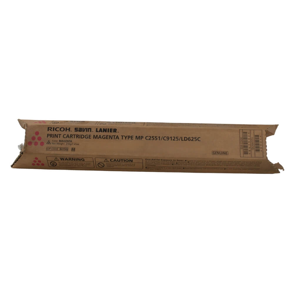 TONER RICOH MAGENTA OEM 841502 TYPE MPC2551 MPC2030, MPC2050, MPC2051, MPC2550, LANIER LD520C SAVIN C9025,SAVIN C9025SPF,SAVIN C9120,SAVIN C9125     