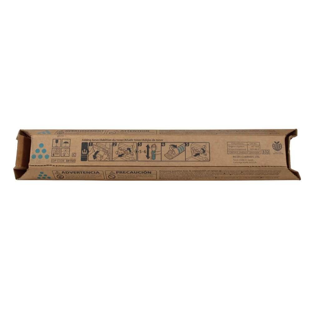 TONER RICOH CYAN OEM 841503 TYPE MPC2551, LD625C SAVIN C9125,RICOH AFICIO MP C2030, RICOH AFICIO MP C2550SPF,RICOH AFICIO MP C2551 LANIER LD520C,LANIER LD520CL,    