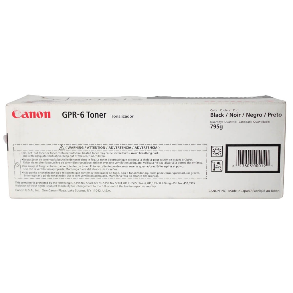 TONER CANON OEM,IR2200,IR2800,IR3300,IR3320 6647A003AA,GPR6 CARTUCHO.      