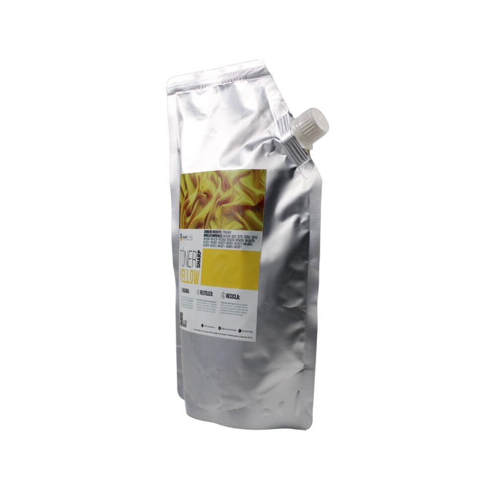 TONER SHARP AMARILLO BLACK STAR E932-Y BOLSA DE 500 GR. MX-2630, MX3050, MX3070, MX3550, MX3570, MX4050, MX4070, MX5050, MX5070, MX6050, MX6070 (MX-60NT) MX2651, MX3051, MX3071, MX3551, MX3571, MX4051, MX4071, MX5051, MX5071, MX6051, MX6071, MX6580, MX7580, MX7090, MX8090, MX6240, MX7040, MX7500, MX6500  (MX-61NT) (Carrier:C305-1；Carrier Ratio:7%)