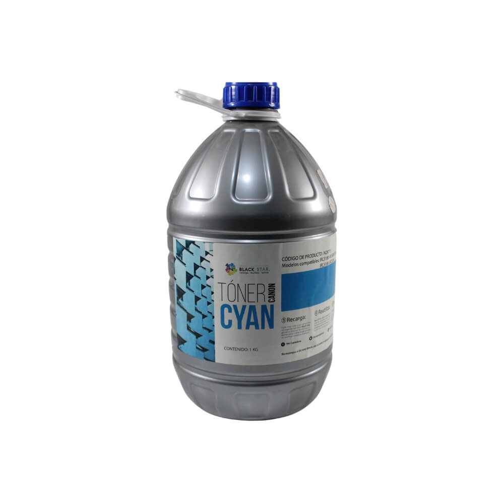 TONER CANON CYAN BLACK-STAR,IRC5180,IRC4080 T727-2,RECARGA DE 1 KG,IRC4580,IRC5185,IRC3200 IRC5250,IRC5255     