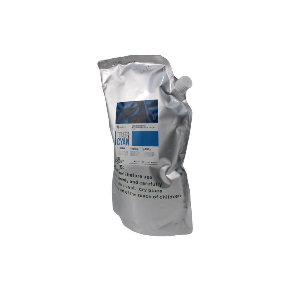 TONER CYAN KONICA MINOLTA BIZHUB BOLSA DE 1000 GR. T781-C
