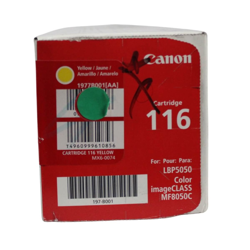 TONER CANON MF8050 YELLOW OEM CARTUCHO OEM:116      