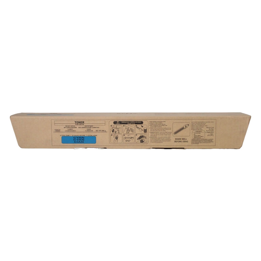 TONER RICOH(DNS)CYAN MPC2000,MPC2500 MPC3000,OEM:MPC2500CYN      