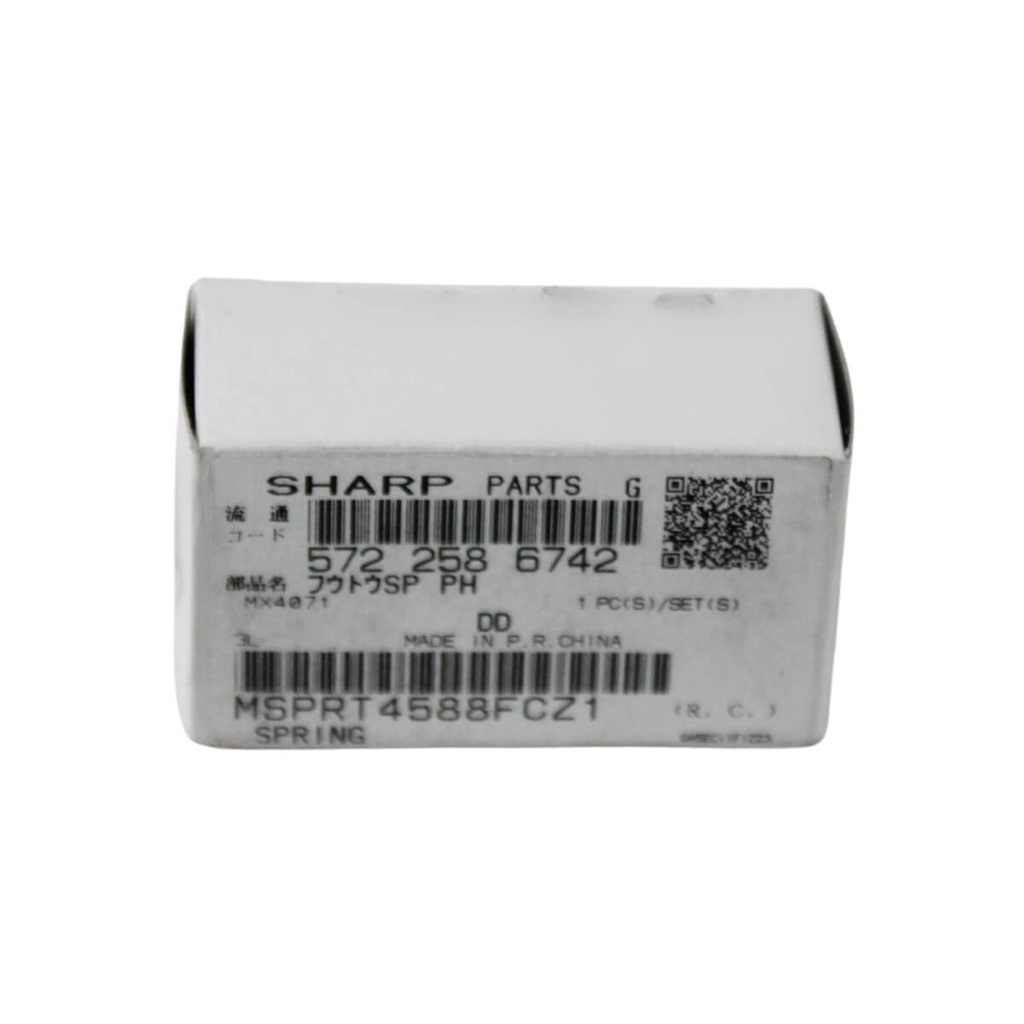 RESORTE SHARP OEM MSPRT4588FCZ1 MX3070,MX3570 (UTZ)