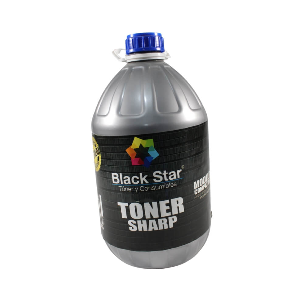 TONER SHARP BLACK-STAR AR5015,AR5220,AR5320,AR5623 N/P:MX235NT,BOTE RECARGA EXACTA DE 470 GR      