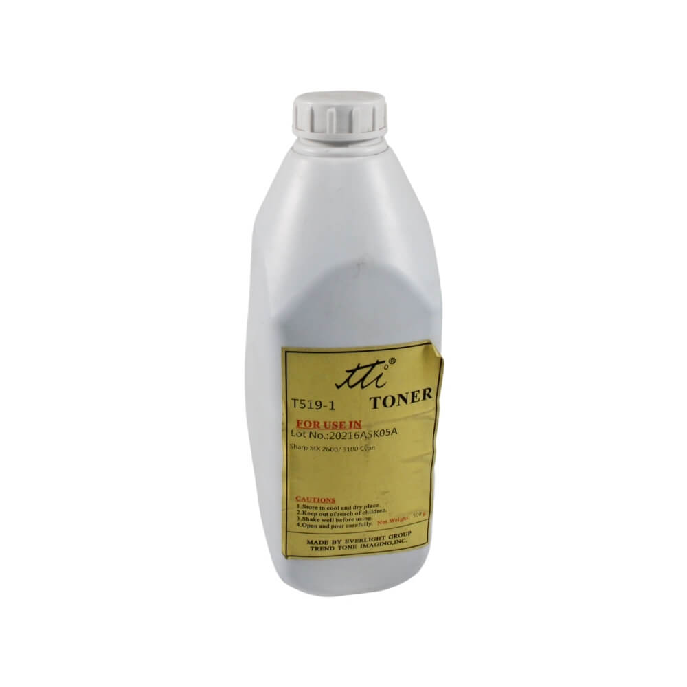 TONER DE MUESTRA SHARP CYAN MX2600,MX3100 T519-1,BOTE DE 500 GR      