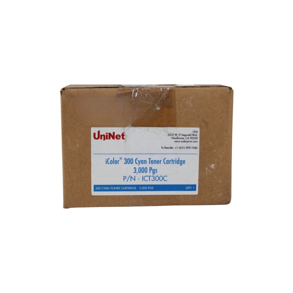 TONER CYAN PARA IMPRESORA UNINET ICOLOR 300CB ICT300C,CARTUCHO      