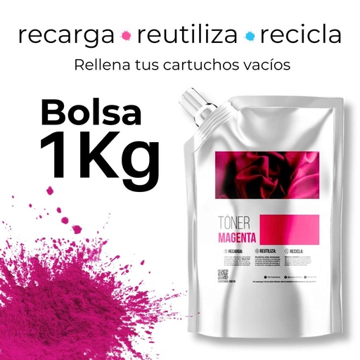 [N31923] TONER SHARP MAGENTA BLACK-STAR RECARGA DE 1 KG, MX2610, MX2615, MX36NTMA, MX31NTMA, MX51NTMA, MX2640 MX3110, MX5110, MX5111, MX5140, MX5141, MXC304, MXC303, MXC401, MXC400, MXC312, MXC301, MXC300, MXC250, MX2300 MX2615, MX2616, MX2630, MX2640, MX2615, MX2700, MX3050, MX3051, MX3070, MX3071, MX3100, MX3110, MX3115, MX3116, MX3140, MX3500, MX3501, MX3550, MX3551, MX3570, MX3571, MX4104, MX4110, MX4111, MX4140, MX4141, MX4500, MX4501