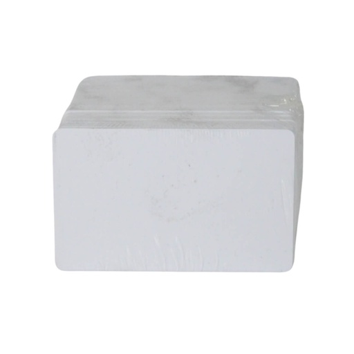 [N29992] TARJETA BLANCA PVC 30 MM PARA USO EN CREDENCIALES 2476BL-1/V, (KIT DE 500 PZAS)      