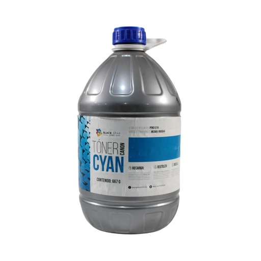 [PTN31219] TONER CANON CYAN BLACK-STAR IRC5051,IRC5045 GPR30,RECARGA EXACTA DE 667 GR      