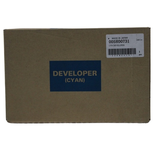 [N30564] REVELADOR XEROX CYAN OEM, XEROX 550,560,570 005R00731,XEROX 700      