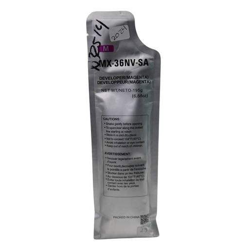 [N32514] REVELADOR SHARP MAGENTA BLACK-STAR,MX2310,MX2610 MX36NVSA,MX2615,MX2616,MX2640,MX3110,MX3111,USD/IM      