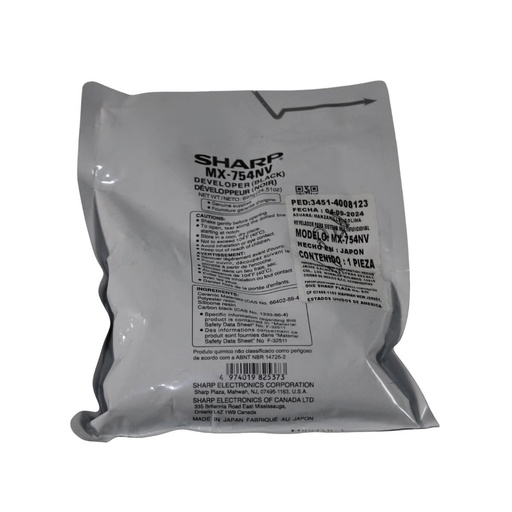 [N33206] REVELADOR SHARP OEM MXM654,MXM754,MXM6570 MX754NV,MXM7570      
