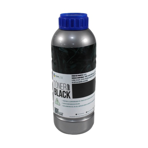 [N33281] TONER SHARP NEGRO BLACK STAR RECARGA EXACTA 250 Gr. MX2630, MX2651, MX3050, MX3051, MX3070, MX60NTBA, MX61NTBA