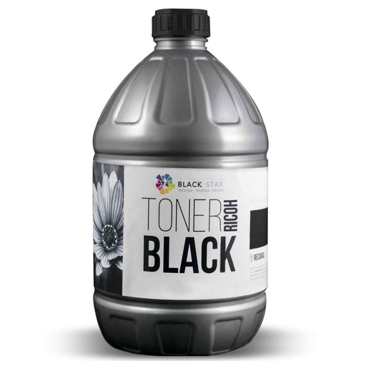 [N33282] TONER RICOH NEGRO BLACK-STAR RECARGA  BOTE 1000 GR MPC2030, MPC2050, MPC2550, MPC2551, MPC2051, MPC3001, MPC3501, MPC305SPF, MPC2550, MPC2530, MPC2151, MPC3002, MPC3502, MPC4502, MPC2500, MPC3000, MPC2800, MPC3300, MPC4501, MPC5501, MPC2003, MPC2004, MPC2503, MPC2504, MPC3005, MPC3503, MPC450, MPC4504, MPC5503, MPC66003, MPC66004, MPC6501, MPC7501, MPC4000, MPC4500, MPC5000,  T741-K