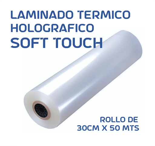 [N33990] ROLLO PARA LAMINADORA SOFT TOUCH | 30cm x 50mts