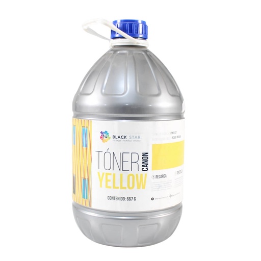 [PTN31227] TONER CANON AMARILLO BLACK-STAR IRC5045,IRC5051 GPR30,RECARGA EXACTA DE 667 GR      