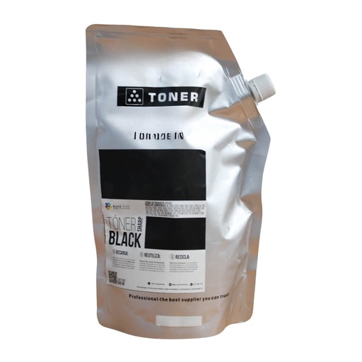 [RE033582] RECARGA SHARP NEGRO 500 Gr. (NAL) MX61NTBA,MX60NTBA MX2630N,MX2651,MX3050N MX3050V,MX3051,MX3070N MX4070N,MX4070V,MX4071,MX5050N,MX5050V MX5070N,MX5070V,MX6050N,MX6050V,MX6070N MX6070V,MX3070