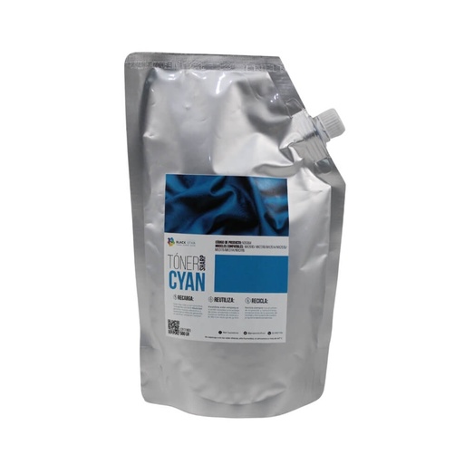 [N35004] TONER SHARP CYAN BOLSA 500 Gr T527-2 MX-C402SC, MX-C401, MX-C400P, MX-C312, MX-C311, MX-C304WH, MX-C304W,MX-C303WH, MX-C303W, MX-C301W, MX-C300W, MX-C300P, MX-C250,MX-2300N, MX-2310U, MX-2600N, MX-2610N, MX-2615N, MX-2616N,MX-2700 MX-3100, MX-3110N, MX-3110, MX-3115N,MX-3116N, MX-3500N, MX-3501N, MX3610N, MX-4100N, MX-4104N, MX-4110N, MX-4111N