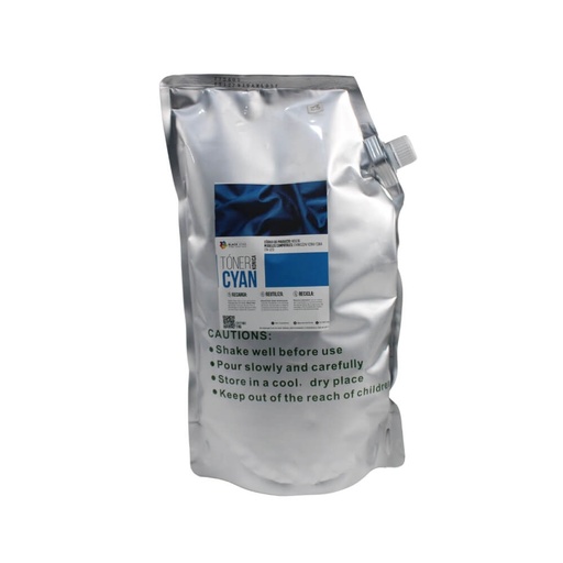 [N35016] TONER CYAN KONICA MINOLTA BIZHUB BOLSA DE 1000 GR. C224/ C284/ C364 / C454/ 554 | T781-C