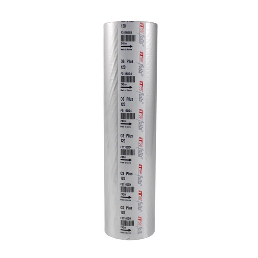 [Pa034089] Papel Foil SILVER en Rollo 240 mts X 32 CM