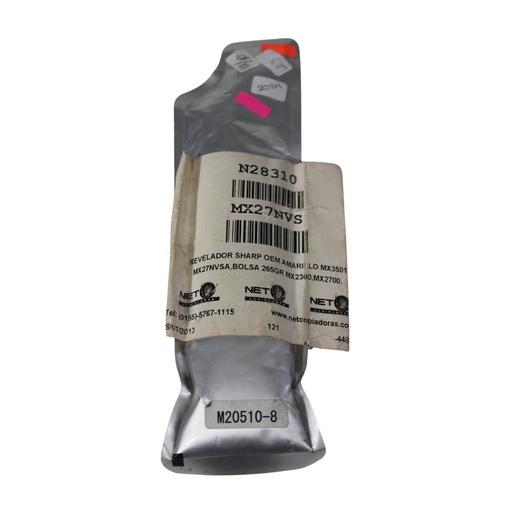 [N28310] REVELADOR SHARP OEM AMARILLO MX3501 MX27NVSA,BOLSA 265GR MX2300,MX2700,      