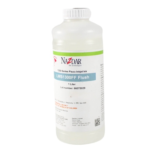 [N29426] SOLVENTE PARA TINTA ECOSOLVENTE PARA PLOTTER LWS1300FF1L,MCA. LYSON, NAZDAR, 1 LT      