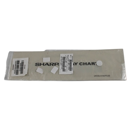 [N31406] HOJA DE PRUEBAS GRISES SHARP OEM UKOG0162FCZZ      