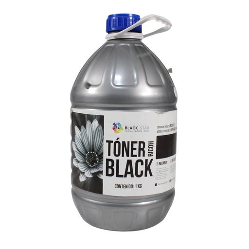 [N31810] TONER RICOH NEGRO BLACK-STAR MPC4000,MPC5000 841284 ,RECARGA DE 1 KG      